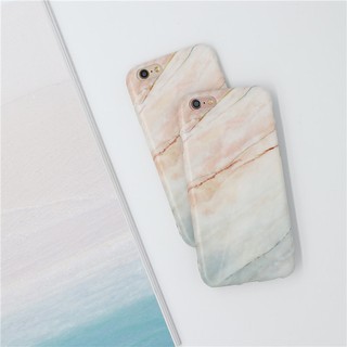 Iphone6/6s/6Plus/6s Plus/7/7plus珊瑚大理石掛繩磨砂手機全包軟殼