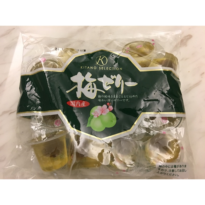 Miko 米可小舖 日本美食～ 日本國產梅果凍 KITANO SELECTION 梅子果凍 15個/包