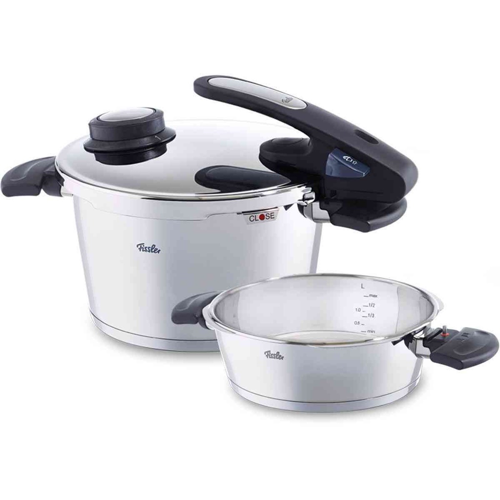 現貨 德國 Fissler Vitavit Edition 6+2,5L 壓力鍋/快鍋 雙鍋組