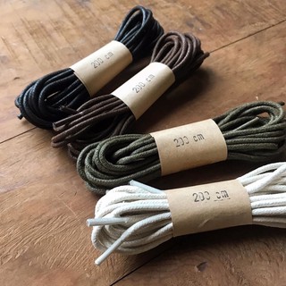 [Heritage style] 圓款上蠟鞋帶 200cm 馬丁 工裝 軍裝 鞋帶 red wing Wesco 現貨