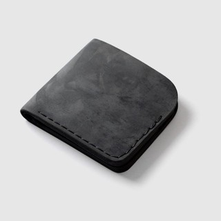 【RUKI-KRYKI 】俄羅斯手工皮革品牌 Classic Wallet短夾 - 灰黑色