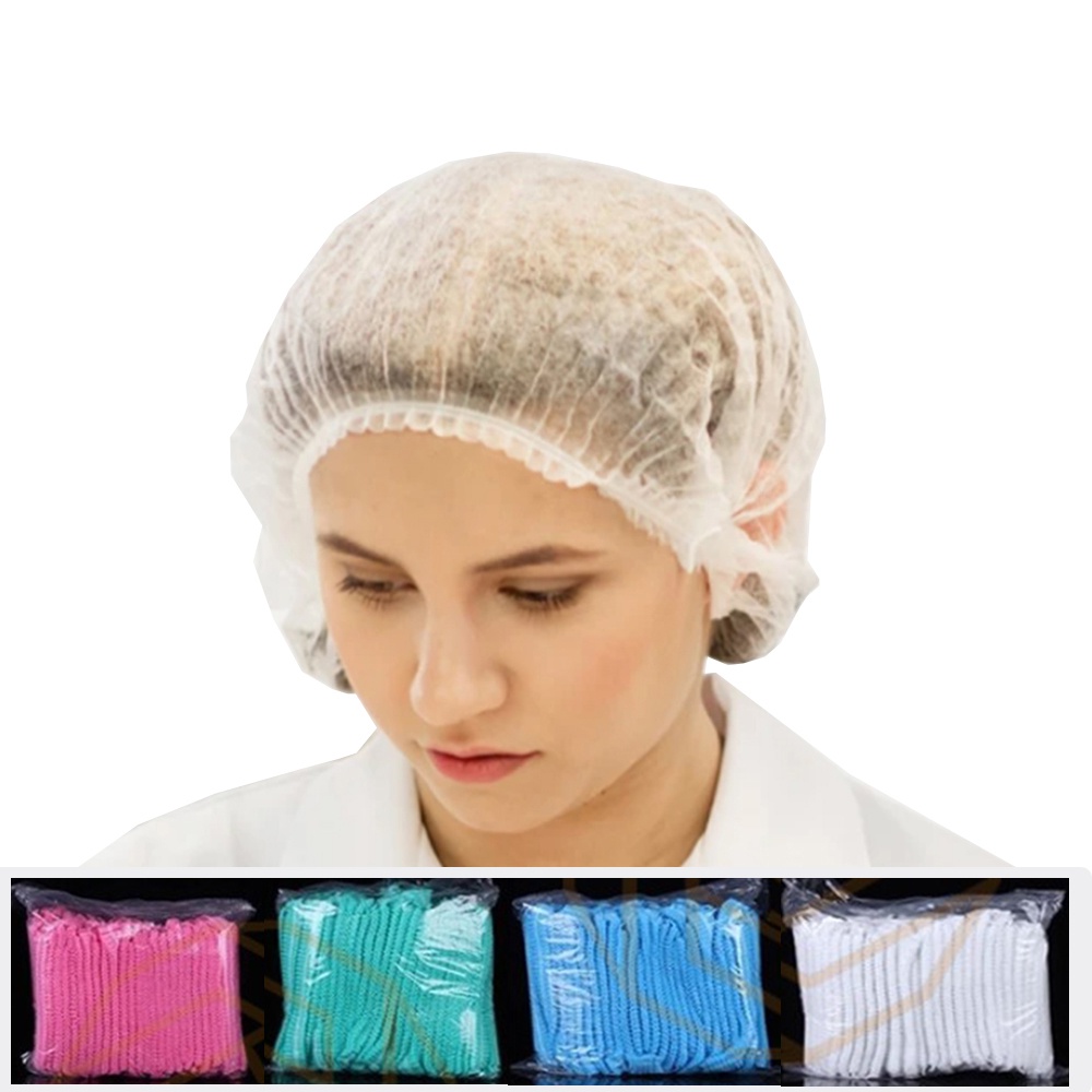 21吋拋棄式條帽 一次性條帽 一次性網帽 透氣網帽 顏色多元 無塵室 食品專用 實驗室