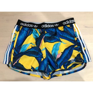 大出清 Adidas Originals DH3062 三葉草 短褲 植物 海灘褲 女款