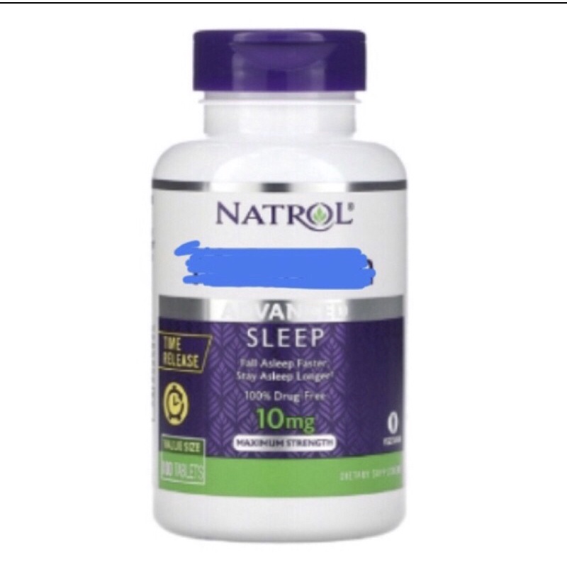 （現貨）美國代購Natrol助眠錠 睡眠佳 10mg 60/100粒