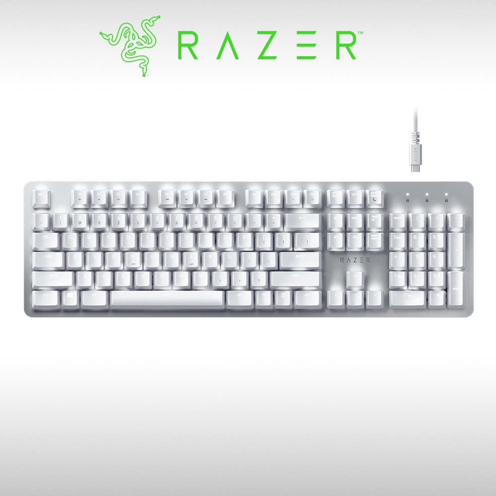 【RAZER 雷蛇】Razer 雷蛇 Pro Type 藍芽 2.4GHz 無線 人體工學 商務機械式鍵盤 橘軸英文