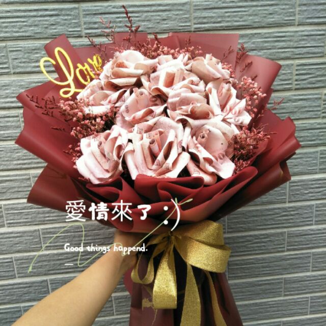 客製鈔票花束$1600下標區  台南、永康面交