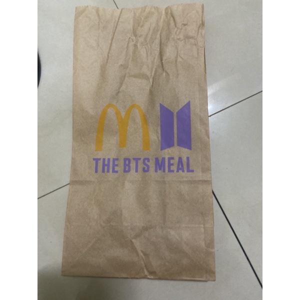 麥當勞 BTS聯名紙袋