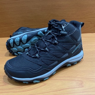 💯公司貨✨女款👣MERRELL型號 J036552 WEST RIM SPORT MID GTX 登山鞋 戶外健行鞋防水