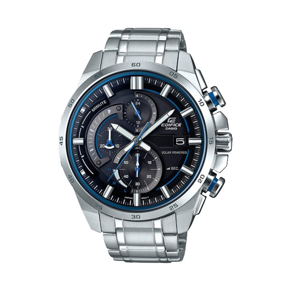 CASIO EDIFICE_EQS-600D-1A2_礦物玻璃_碼錶_男錶 EQS-600D
