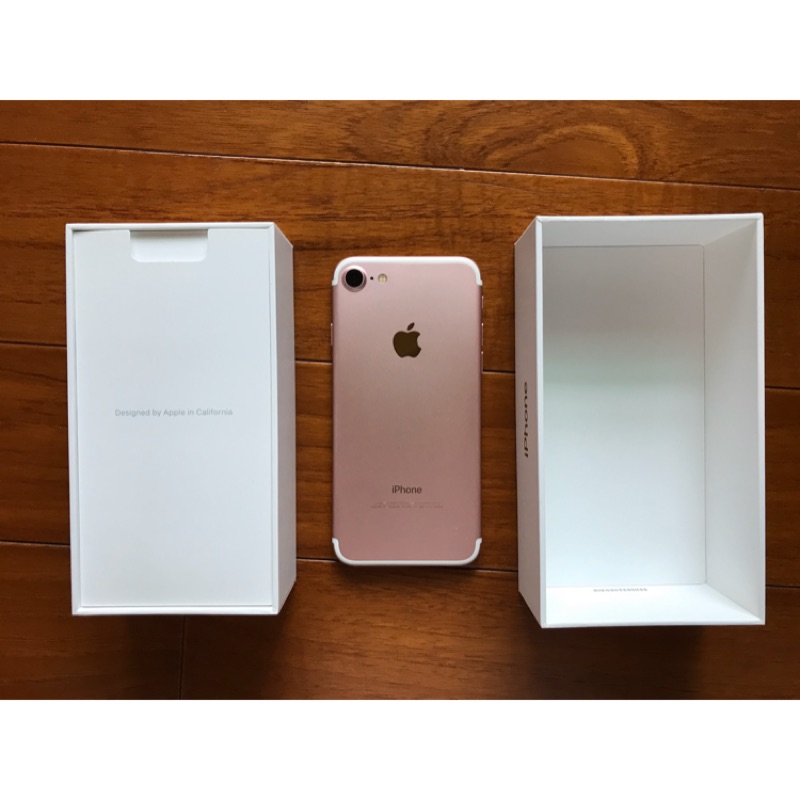 Iphone 7 玫瑰金128g 燦坤購買附完整原廠盒 原廠耳機 蝦皮購物