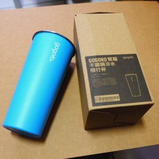 GOGORO 雙層不鏽鋼冷水 隨行杯