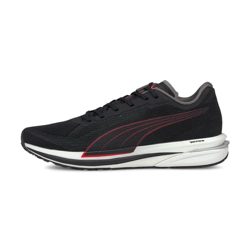 Puma Velocity Nitro 男 黑紅 輕量 透氣 網布 舒適 緩震 運動 慢跑鞋 19459602