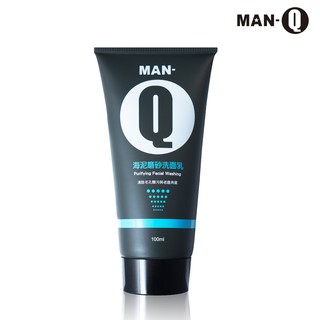 MAN-Q 海泥磨砂洗面乳100ml/瓶 去角質 中性/油性/混和性 滿699免運