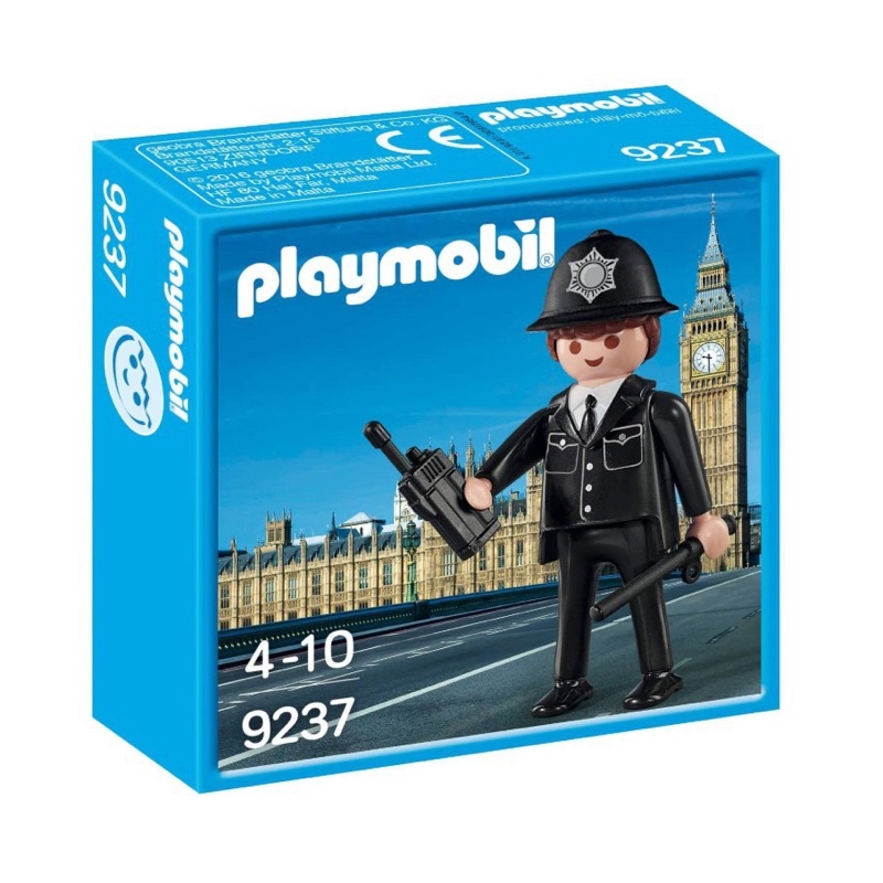 2016 Playmobil 9237-Brittish Bobby 英國警察 警徽 對講機 警棍 警察制服