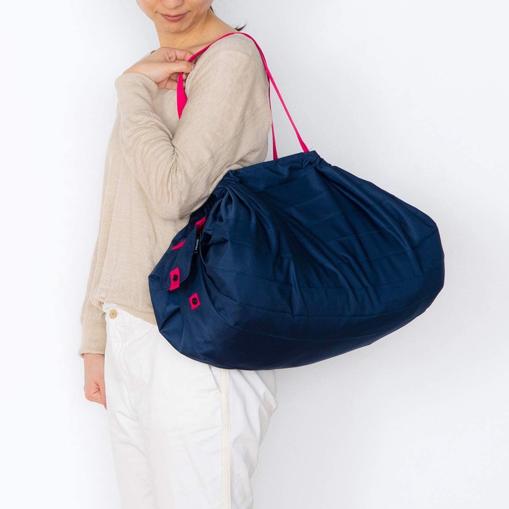 日本正版 Shupatto 超好收納環保袋 (L尺寸) 提袋 購物袋 紅點設計 IF設計獲獎商品