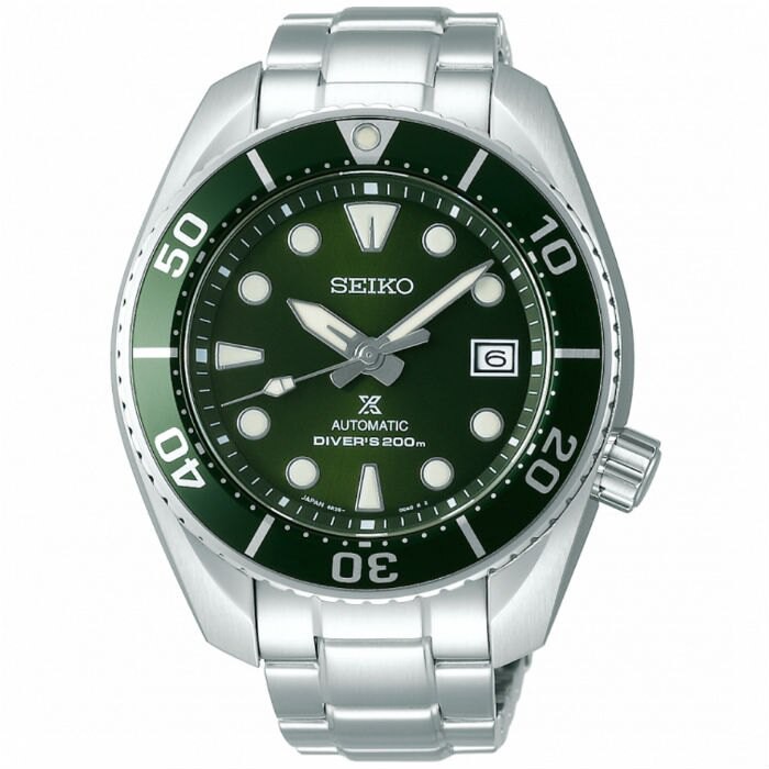 Seiko 精工錶 6R35-00A0G(SPB103J1) DIVER SCUBA 機械錶 / 綠x銀 45mm