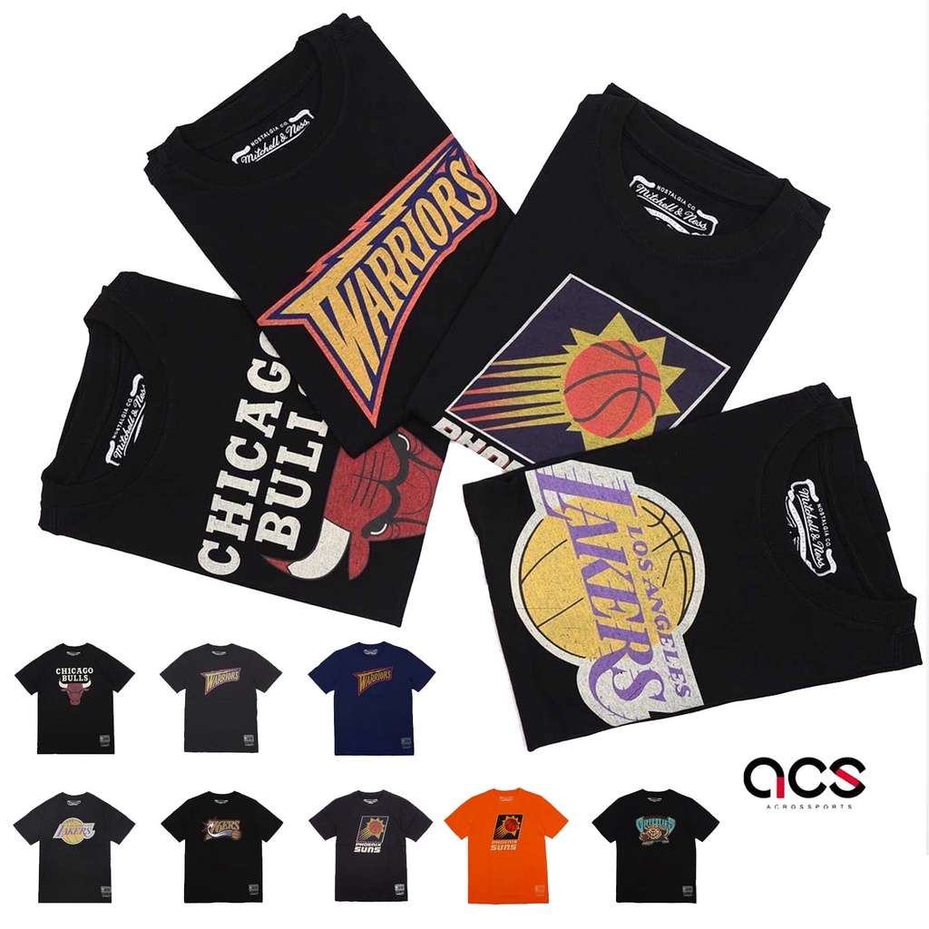 Mitchell & Ness NBA Team Logo Tee 公牛 湖人 勇士 太陽 灰熊 短T M&N ACS