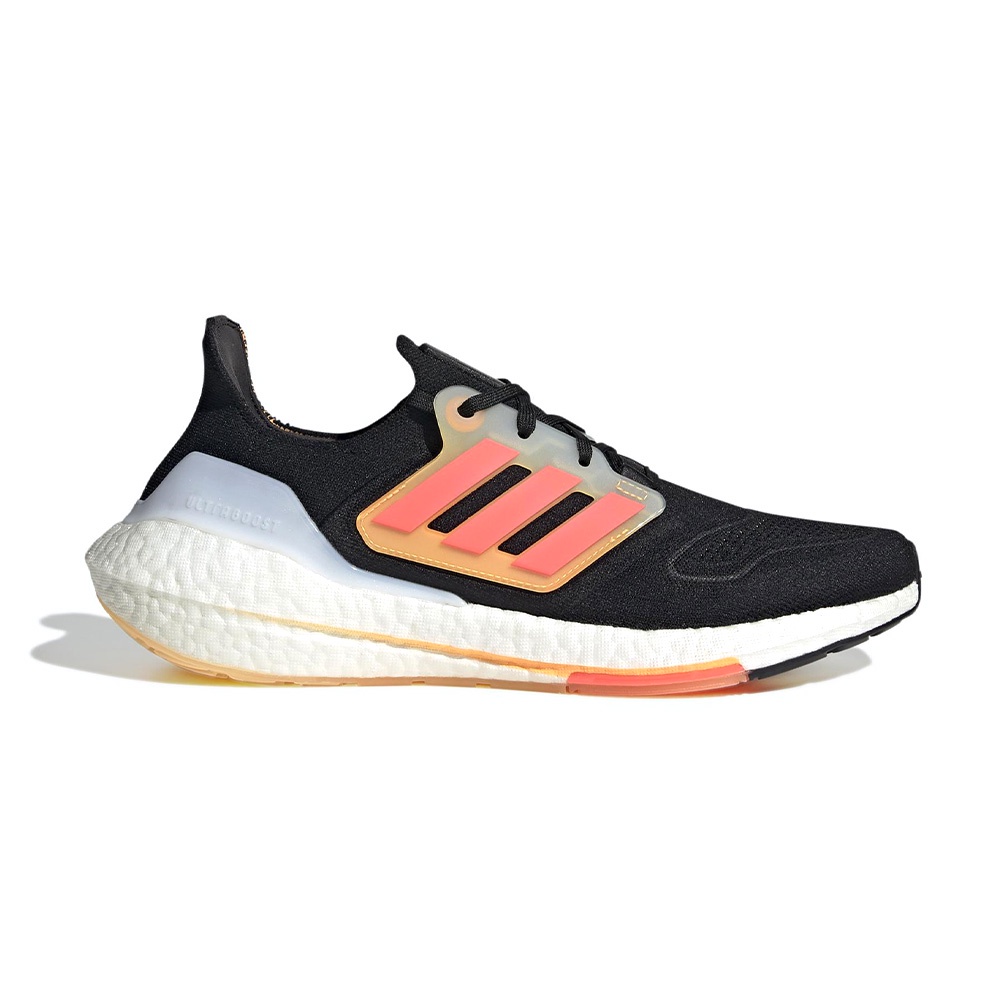 Adidas ULTRABOOST 22 男 黑 螢光橘 襪套 支撐 運動 慢跑鞋 GX5464