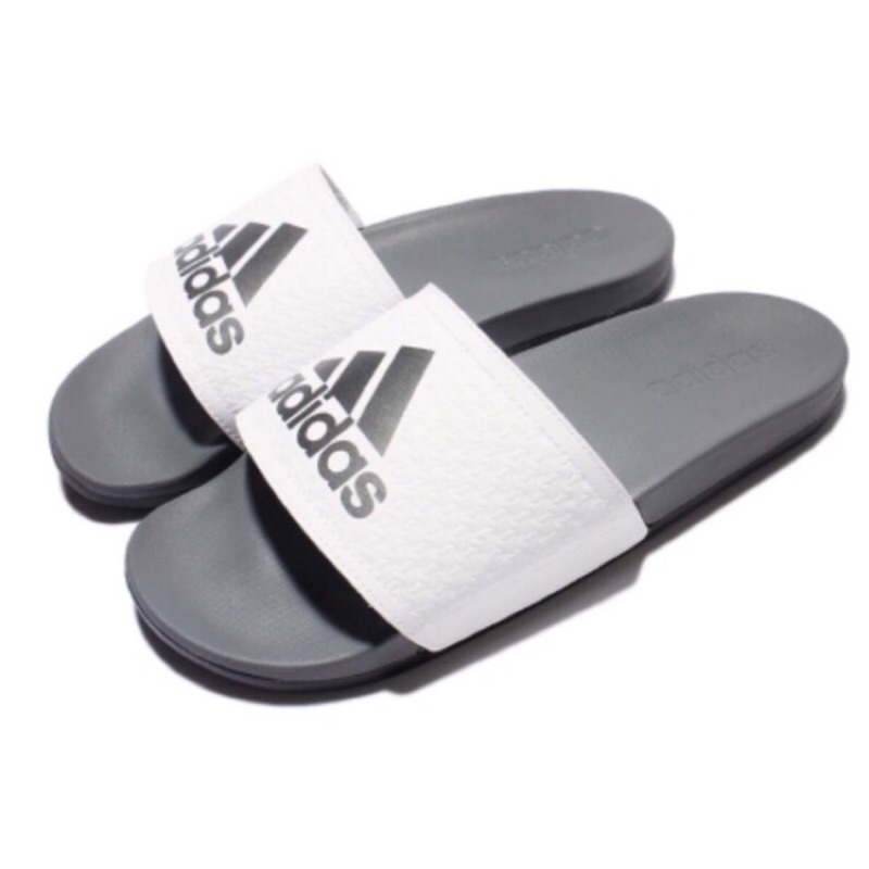 adidas ADILETTE CF+ Slide 男 黑 灰 白 氣墊運動拖鞋 籃球員 休閒防滑拖鞋 S79263