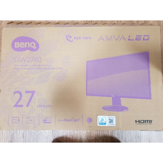 BenQ Gw2760hl 27吋 AMVA面板螢幕