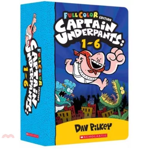 Captain Underpants: Color Edition Boxed Set (6册合售)