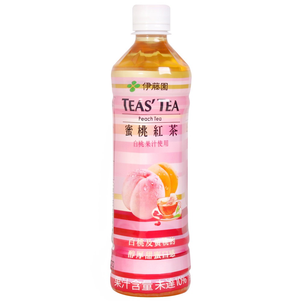 【伊藤園】TEAS TEA 蜜桃紅茶 530ML