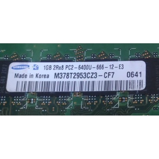 三星SAMSUNG DDR2 800/ PC2-6400U-666-12-E3 1G