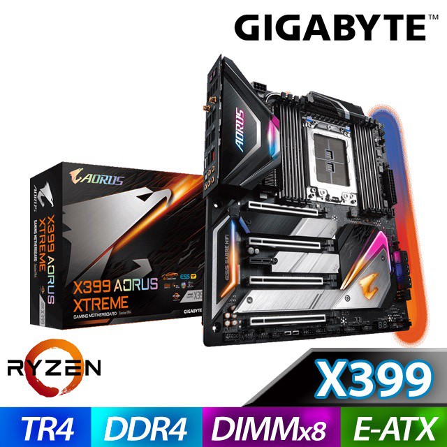 【買一送一】 Gigabyte 技嘉 X399 AORUS XTREME 主機板 隨機送百元小禮