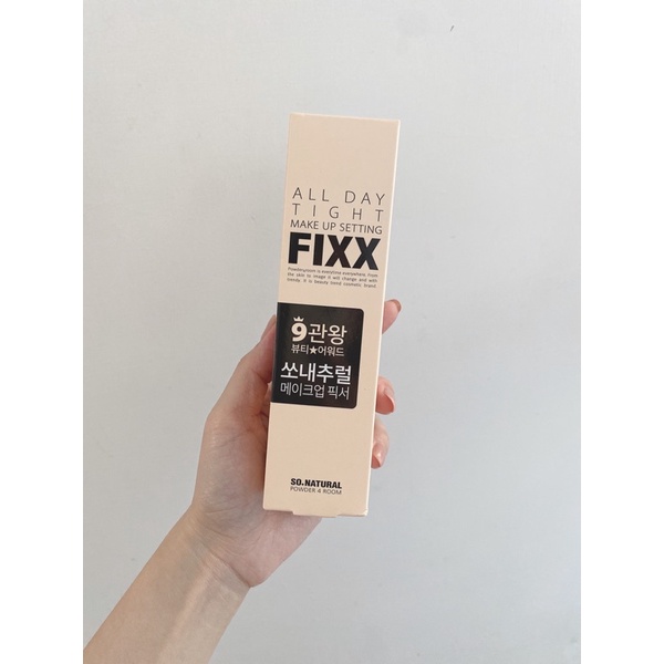 斷捨離｜彩妝 韓國FIXX so natural 定妝噴霧