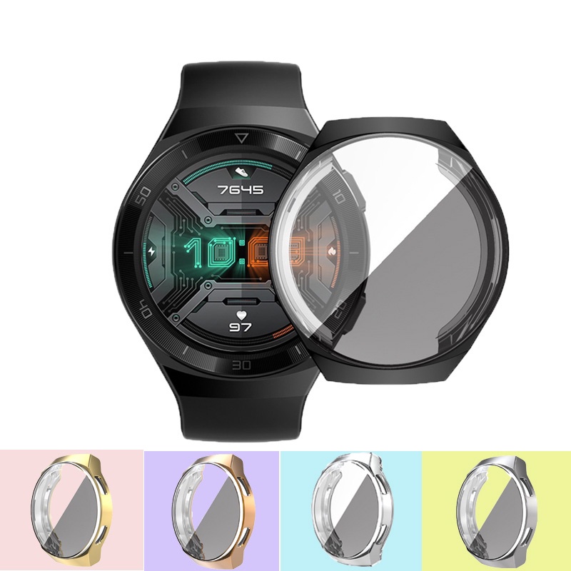 手錶保護殼 適用於華為手錶GT2E 保護套 TPU 超薄 軟殼 Huawei GT 2e 外框保護 電鍍殼 防刮花