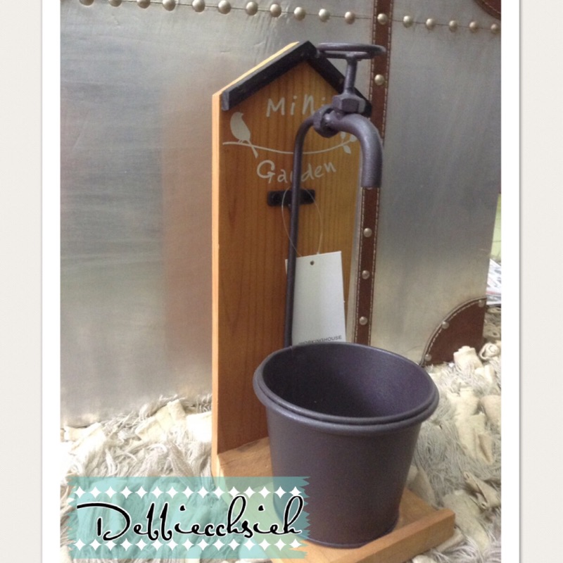 生活工場  working house🎀🎀🎀 全新 田園趣水龍頭造型花盆