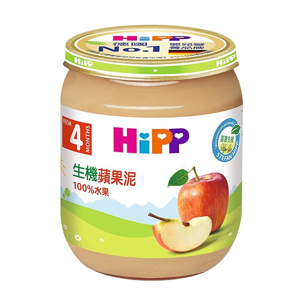 HiPP 喜寶 生機蘋果泥125g【佳兒園婦幼館】