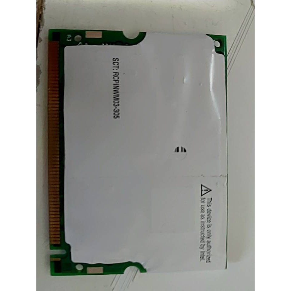 新品Mini PCI無線網路卡IntelPro 802.11g 54Mbps 含天線*2