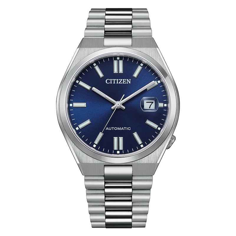 【CITIZEN星辰】NJ0150-81L 日期顯示 藍寶石鏡面 鋼錶帶 機械男錶 藍/銀 40mm 台南 時代鐘錶