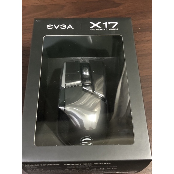 全新EVGA X17 艾維克電競滑鼠/RGB//砝碼配重/有線/16000dpi