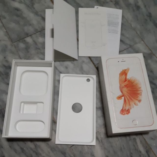 iphone 6s plus 玫瑰金 64g 原廠 空盒 盒子