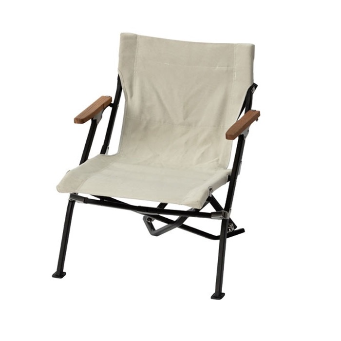 Snow Peak Luxury Low Beach Chair 短版休閒椅30 象牙白 LV-093IV