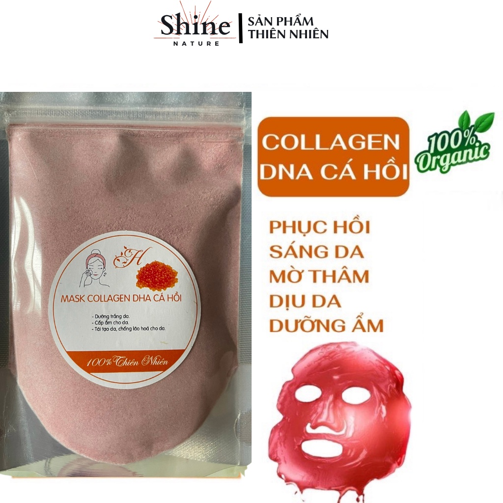 Dha 三文魚膠原蛋白面膜粉(100克一袋)安全有效的面膜粉