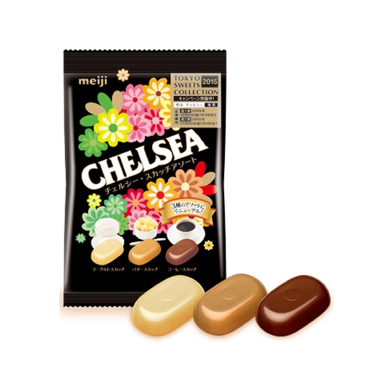 【無國界零食屋】日本必買 日本 明治 meiji 巧喜糖 CHELSEA 優格 奶油 糖果 93g 綜合版