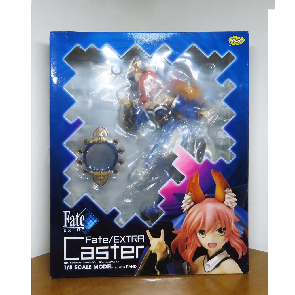 Fate Extra Caster 魔術師玉藻前小玉1 8 Pvc 已拆盒損fate Extra 型月 蝦皮購物