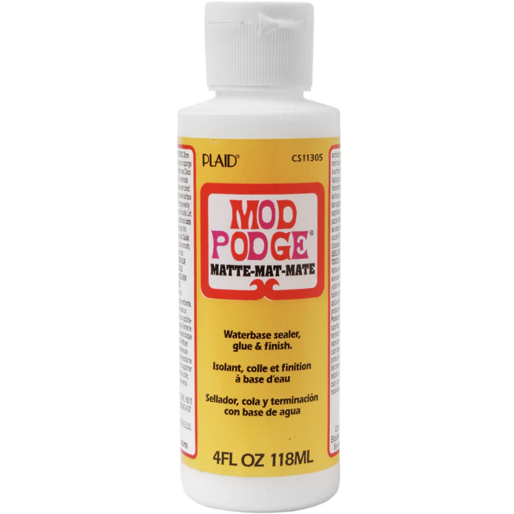 Mod Podge Matte Glue 118 ml 啞光密封膠 彩繪膠 摩寶膠 CS11305 Plaid