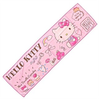 日本SANTAN-Hello Kitty杯子蛋糕涼感毛巾