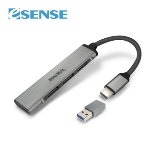 【BaLi】逸盛Esense Type-C鋁合金 4埠USB HUB 擴充 充電