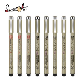 SAKURA櫻花 防水代針筆（單隻入）【西米藝術】9種線寬 勾邊筆 草圖筆 繪圖筆 針管筆