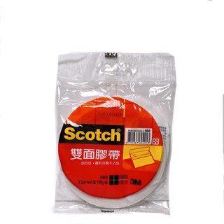 Scotch 雙面膠帶(12mm x 15yd)