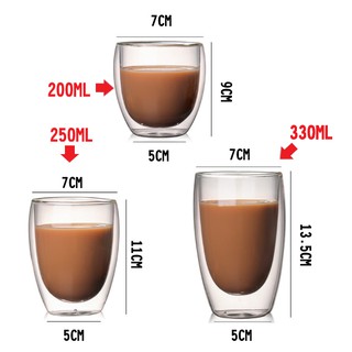 雙層玻璃杯 附蓋 雙層 玻璃杯 儲物罐 耐熱玻璃杯 透明玻璃杯 咖啡杯 耐熱 防燙【CF-02B-66129】