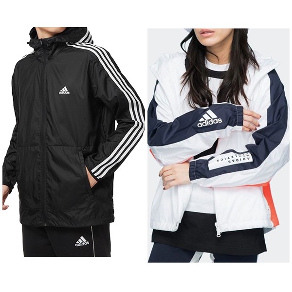 Adidas 愛迪達W.N.D./ESSENTIALS系列男款/女款運動外套風衣外套【Nap Tainan】 | 蝦皮購物