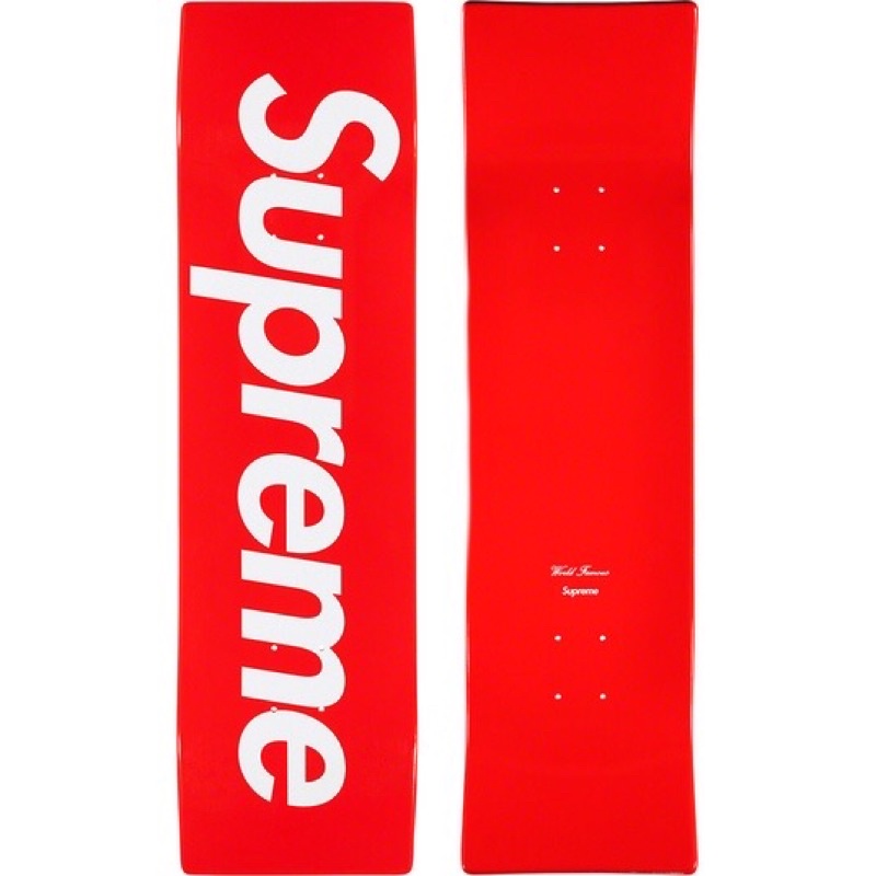 「鞋術」supreme uncut box logo skateboard 擺飾 滑板