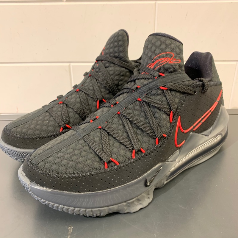 Nike 籃球鞋 Lebron 17 Low EP XVII 低筒 黑紅  詹姆斯 男鞋 CD5006-001