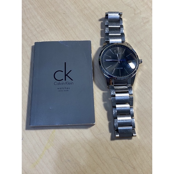 【瑞士 CK手錶 Calvin Klein】藍秒針經典款中性錶(K2241102)